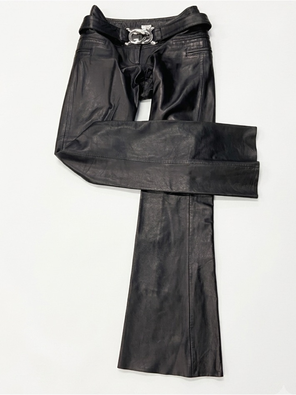 Cache Leather Slacks Size 4 HH